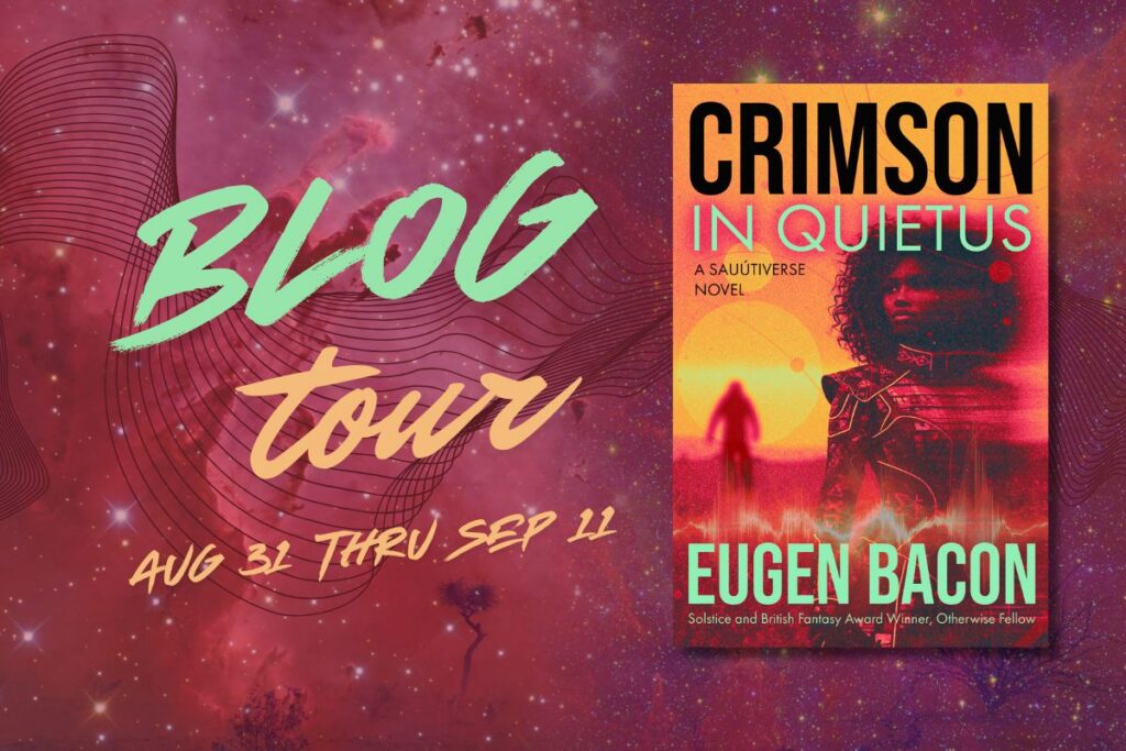 Blog Tour banner for Crimson in Quietus